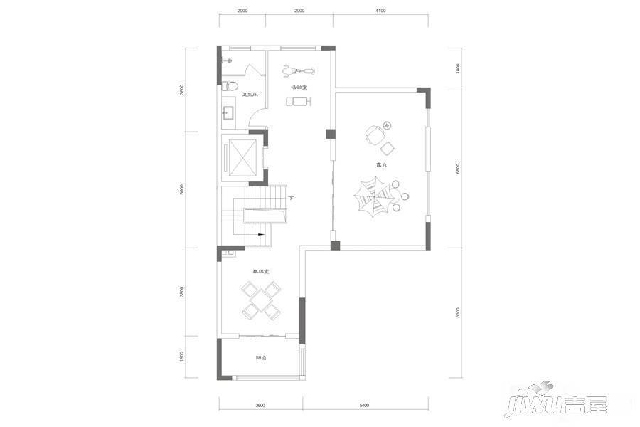 建业海马九如府6室2厅7卫420㎡户型图