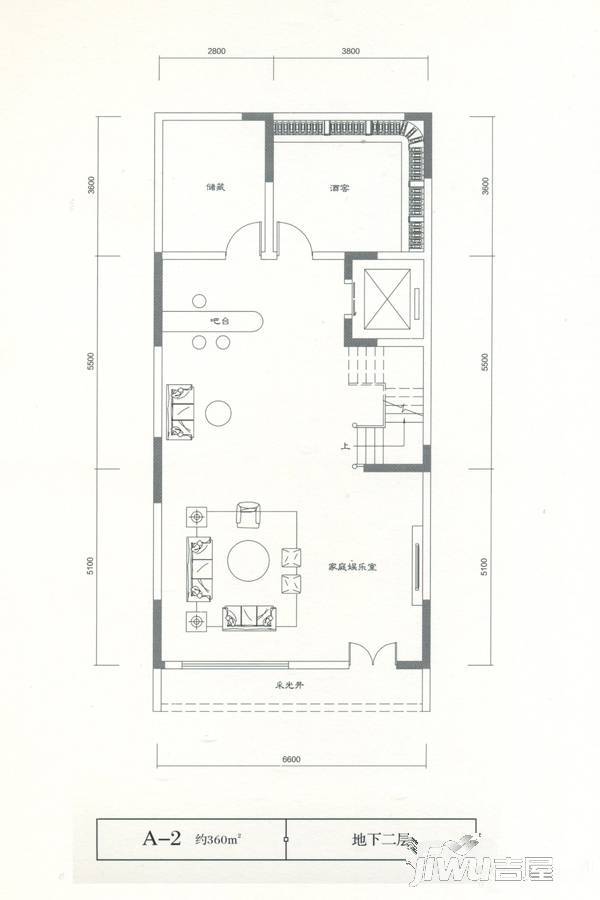 建业海马九如府4室2厅6卫360㎡户型图