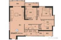 金成时代广场3室2厅1卫108.3㎡户型图