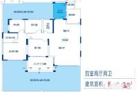 恒大山水城4室2厅2卫184.7㎡户型图