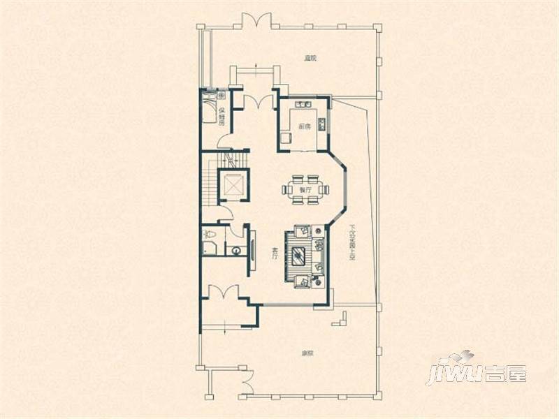 中森林语美墅7室4厅7卫513.4㎡户型图