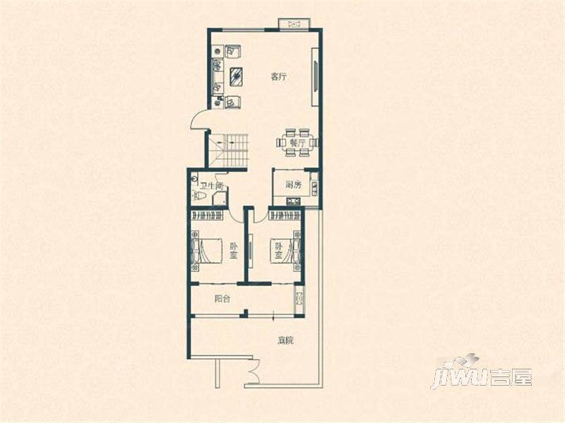 中森林语美墅5室3厅3卫255.7㎡户型图