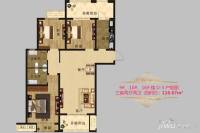 正商玉兰谷3室2厅2卫116.7㎡户型图