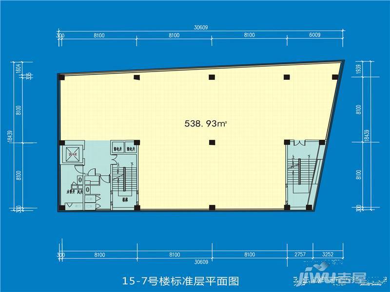 河南省国家大学科技园东区普通住宅538.9㎡户型图