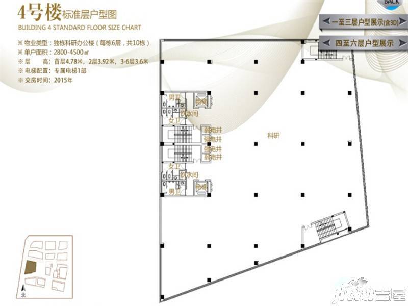 河南省国家大学科技园东区普通住宅2800㎡户型图