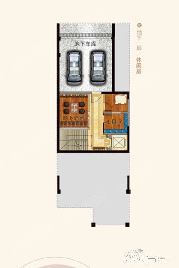 恒升1号庄园5室3厅6卫342㎡户型图