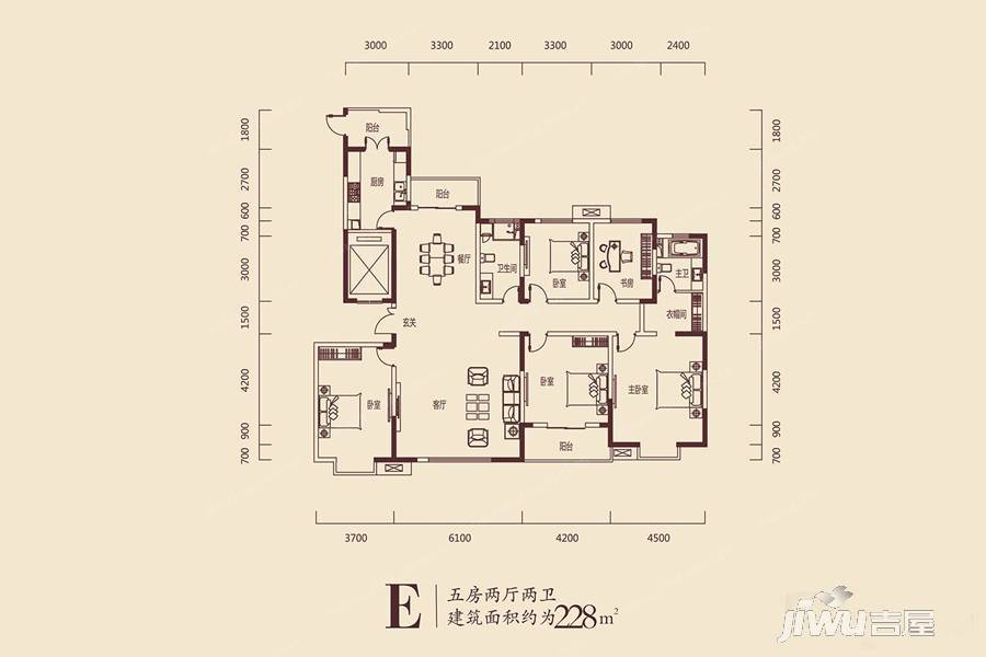 广电天韵
                                                            5房2厅2卫
