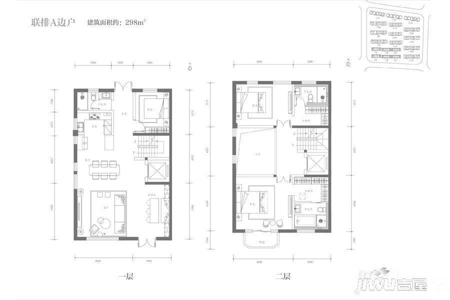 正弘瓴9室3厅5卫298㎡户型图