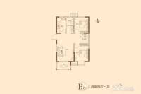 盛世卧龙城2室2厅1卫87.8㎡户型图