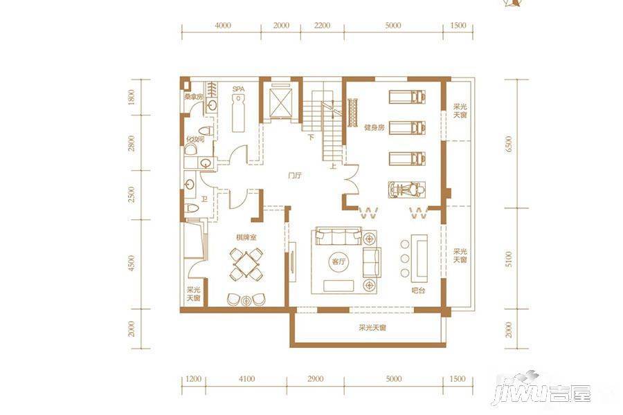 万众顺和禧8室4厅7卫457㎡户型图