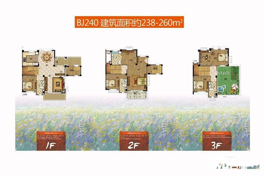 碧桂园凤凰湾5室2厅4卫260㎡户型图