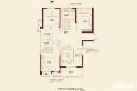 凤湖梧桐湾3室2厅2卫110㎡户型图