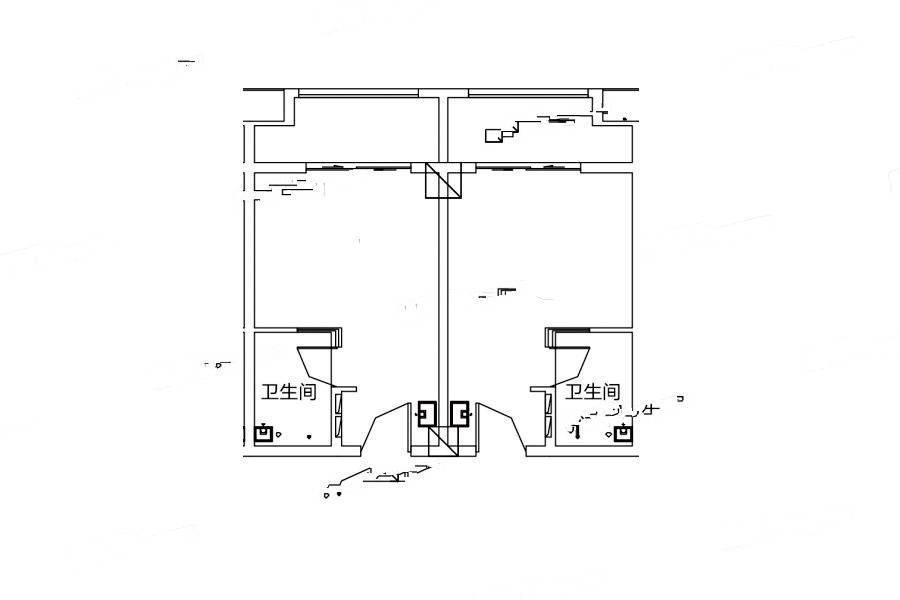 橄榄城新公馆1室1厅1卫38.9㎡户型图