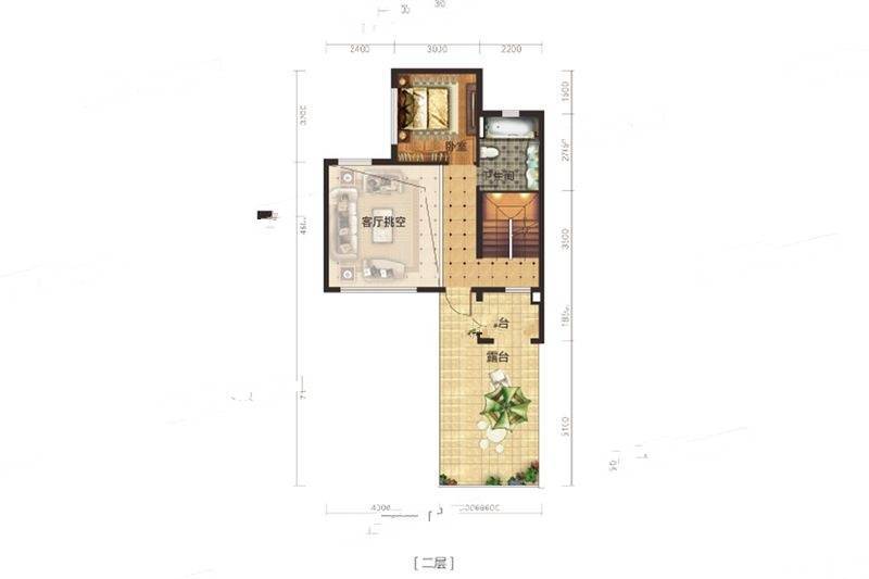 郑北孔雀城4室2厅3卫180.5㎡户型图