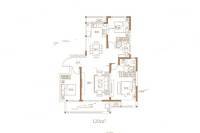 昌建翡翠苑3室2厅2卫120㎡户型图