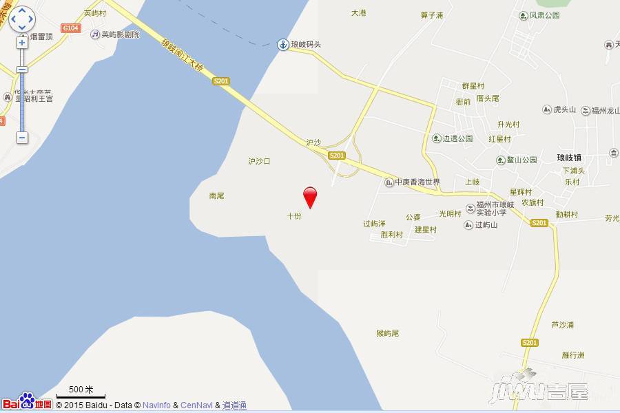 中庚香海湾位置交通图图片