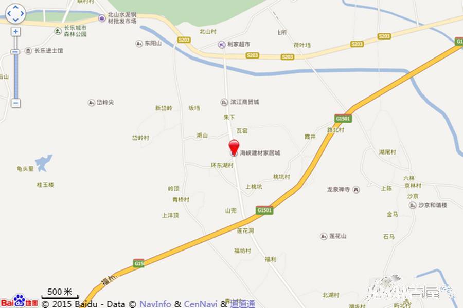 长乐海峡建材家居城SOHO位置交通图2