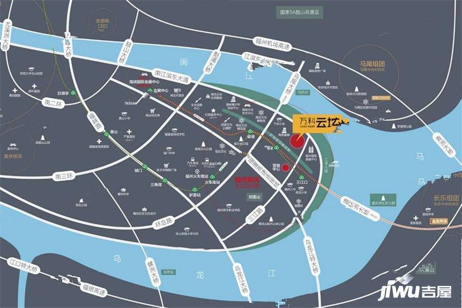 万科云城位置交通图图片