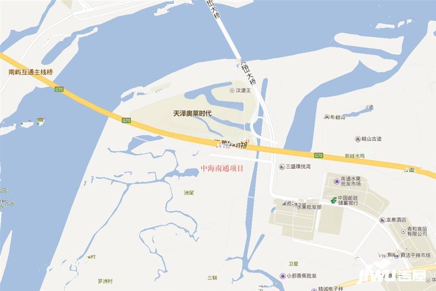 中海凤凰熙岸位置交通图