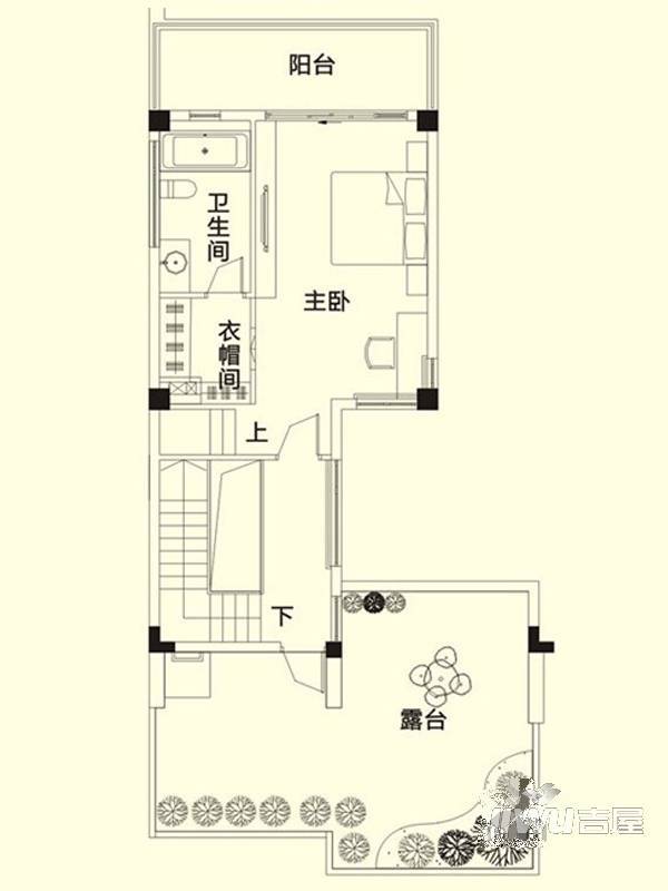 龙江云山墅6室3厅6卫260㎡户型图