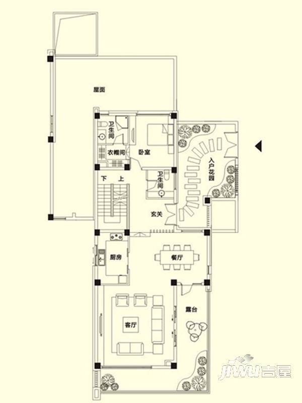 龙江云山墅7室4厅10卫260㎡户型图