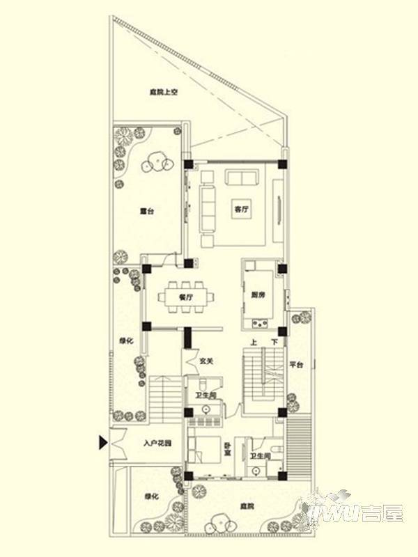 龙江云山墅8室3厅8卫260㎡户型图