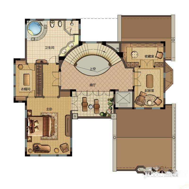 融侨·观山府4室1厅1卫850㎡户型图