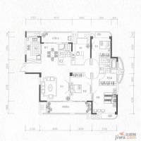 三盛国际公园香缇时光二期4室2厅2卫161.8㎡户型图