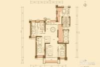 建发领第5室2厅3卫251㎡户型图