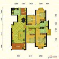 东方名城4室2厅2卫192.7㎡户型图