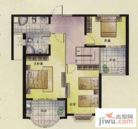 东方名城5室3厅3卫193.4㎡户型图