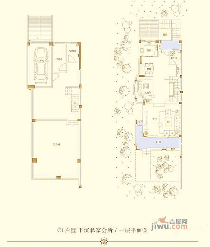 永荣浅水湾普通住宅347.8㎡户型图