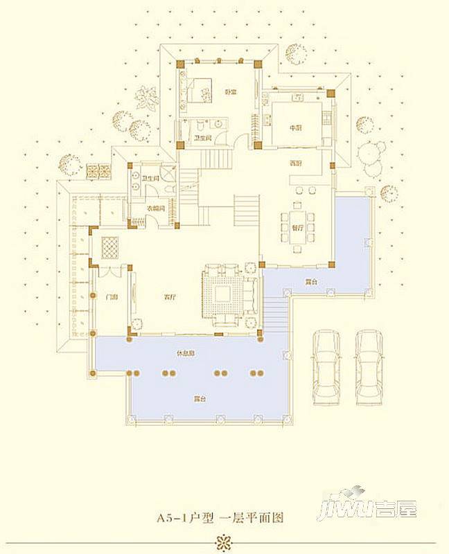 永荣浅水湾普通住宅571.5㎡户型图