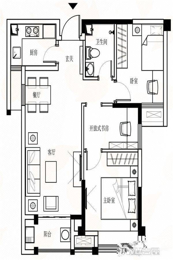 隆城锦翠三期户型图片