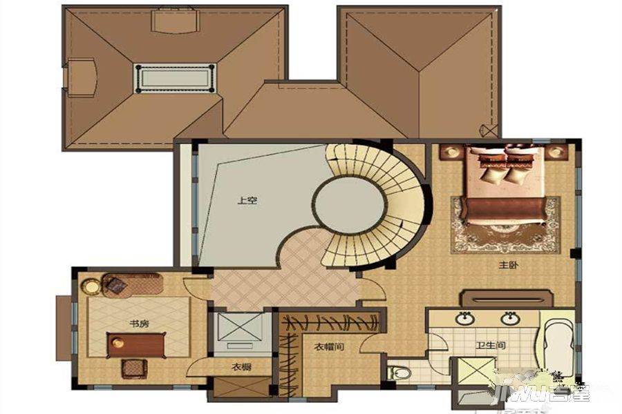 融侨·观山府12室5厅7卫830㎡户型图