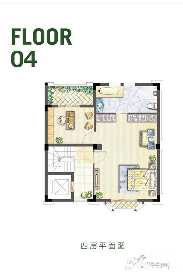 融侨小院5室3厅5卫238㎡户型图