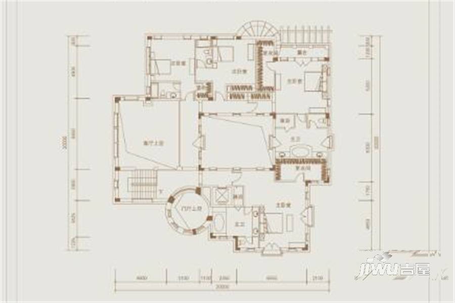 金辉淮安半岛6室2厅4卫475㎡户型图