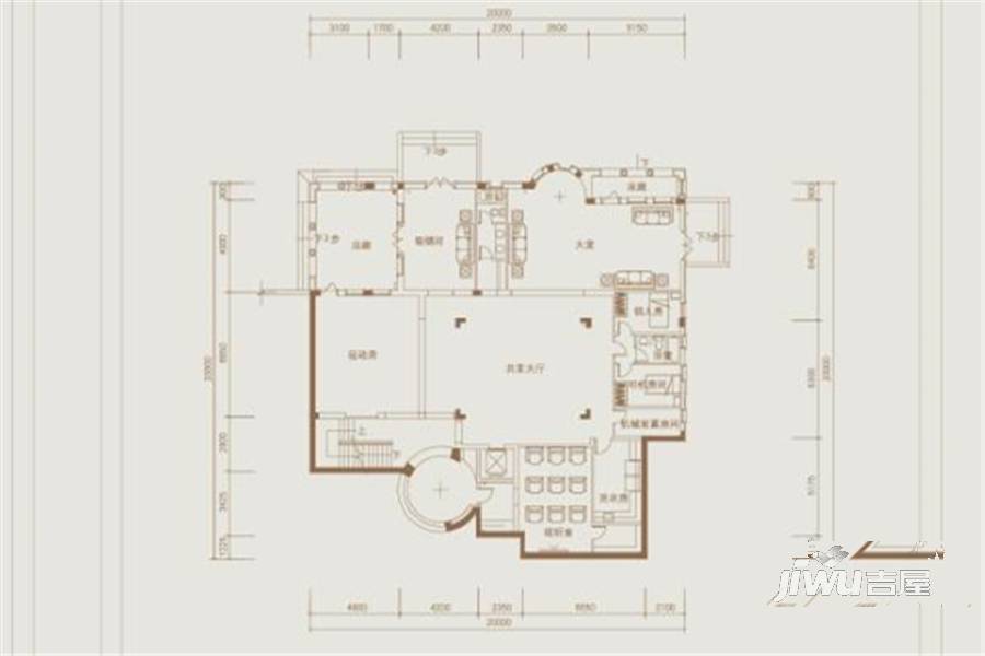 金辉淮安半岛6室2厅4卫475㎡户型图