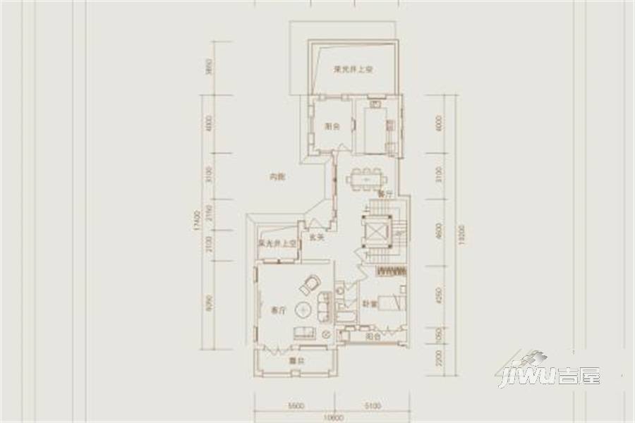 金辉淮安半岛5室2厅6卫276㎡户型图