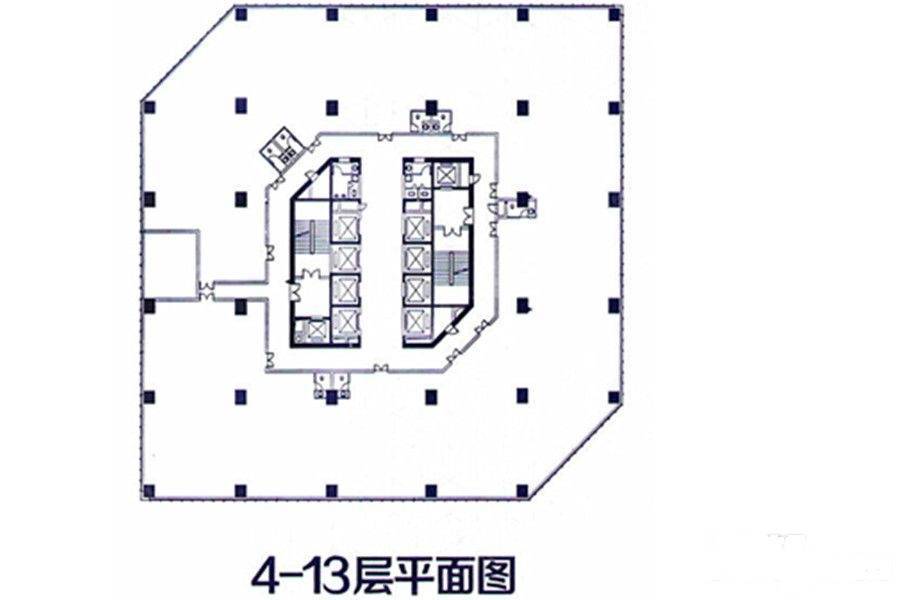 恒丰大厦1室0厅0卫1800㎡户型图