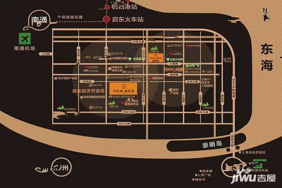阳光城海悦府位置交通图