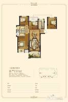 建屋海德景园3室2厅2卫110㎡户型图