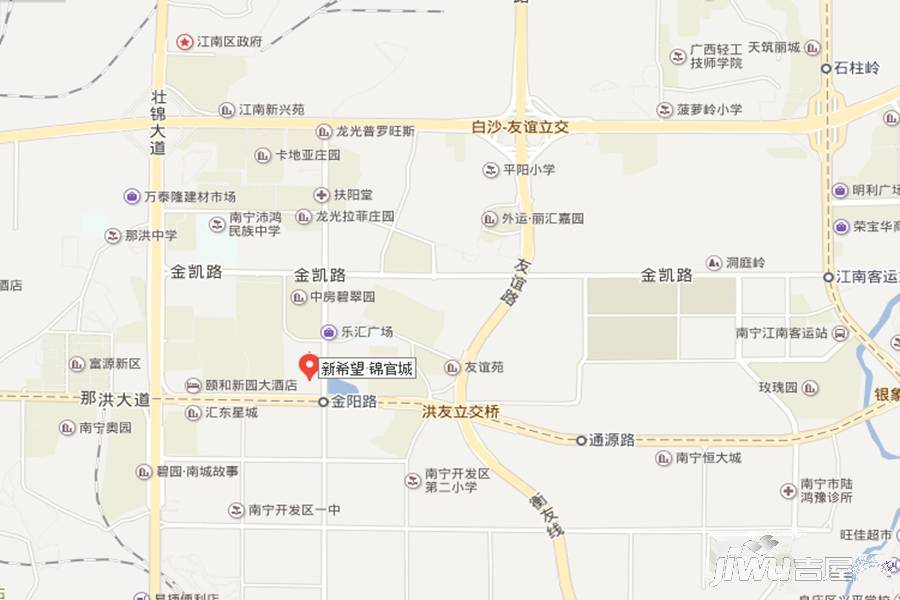 新希望锦官城位置交通图