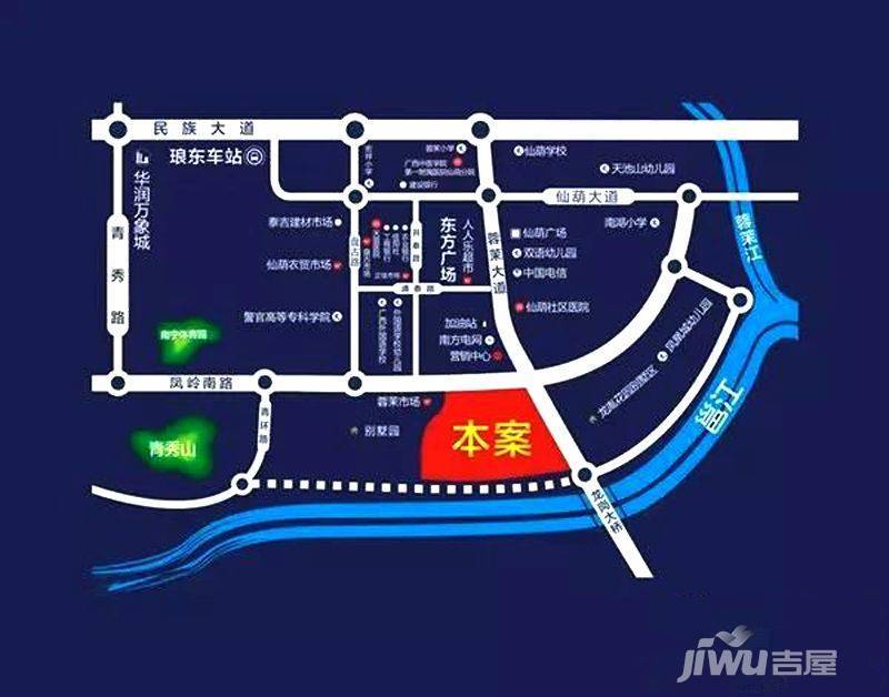 水岸新都位置交通图图片
