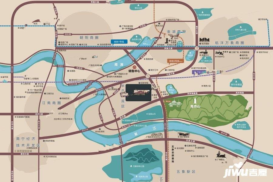 新希望大唐锦悦青山位置交通图图片
