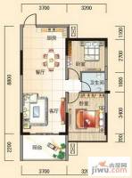 碧园南城故事2室2厅1卫74㎡户型图
