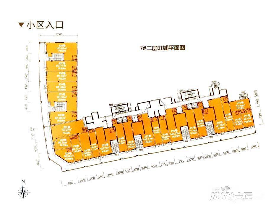 南宁宝能城市广场1室0厅0卫45.9㎡户型图