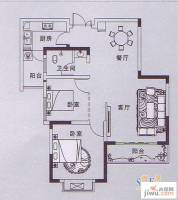 启美新城2室2厅1卫户型图