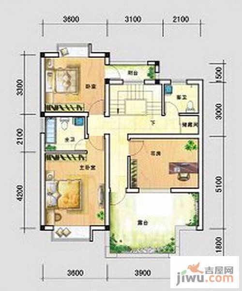 南宁奥园普通住宅160.5㎡户型图