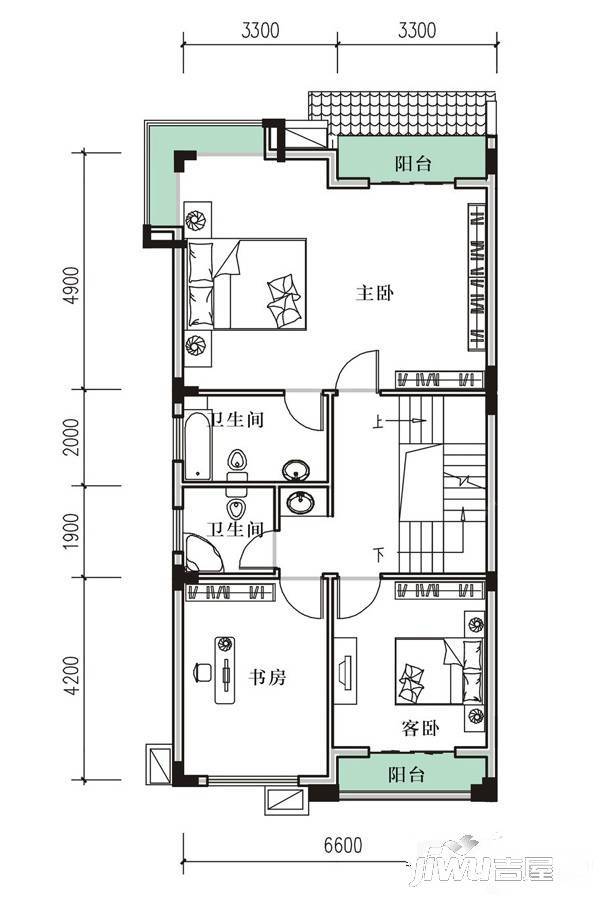 铭德朴墅7室2厅6卫357㎡户型图